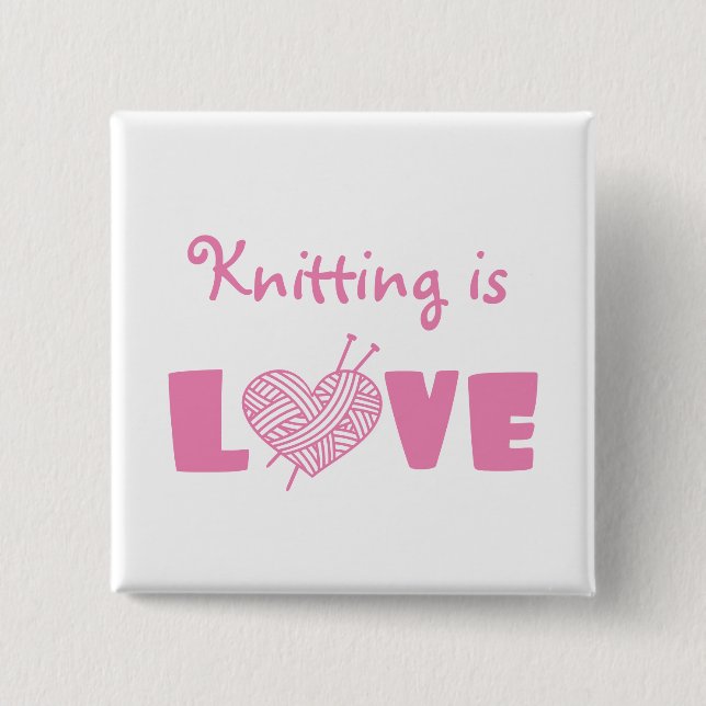 Chapa Cuadrada El punto es amor (Anverso)