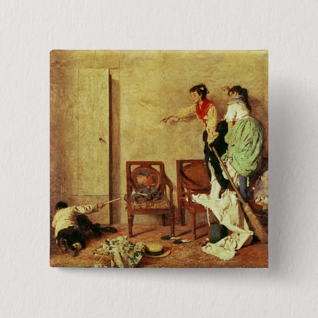 Chapa Cuadrada El ratón (Anverso)