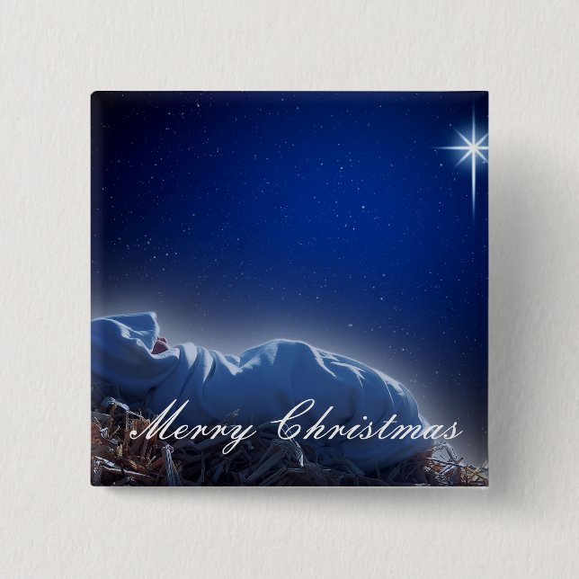 Chapa Cuadrada El regalo de los Navidades (Anverso)