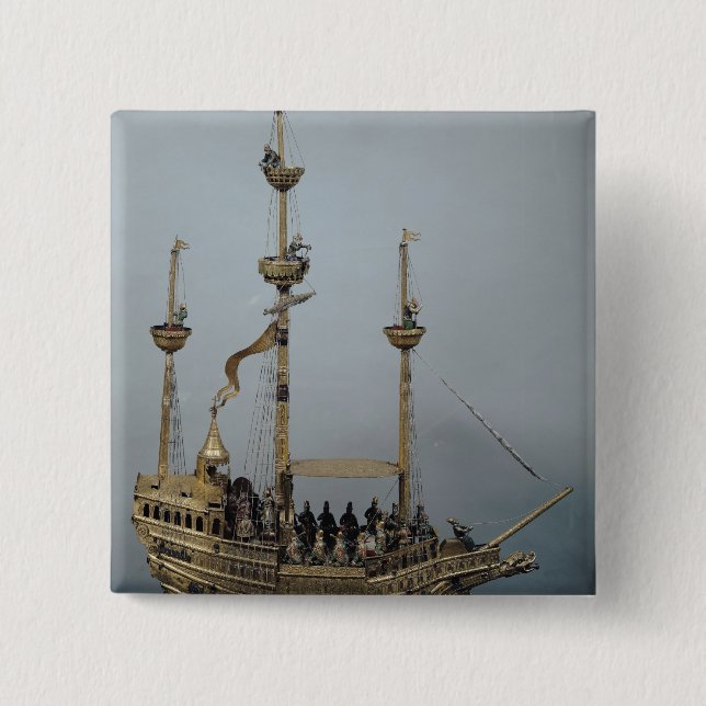 Chapa Cuadrada El reloj automático de Charles V (Anverso)