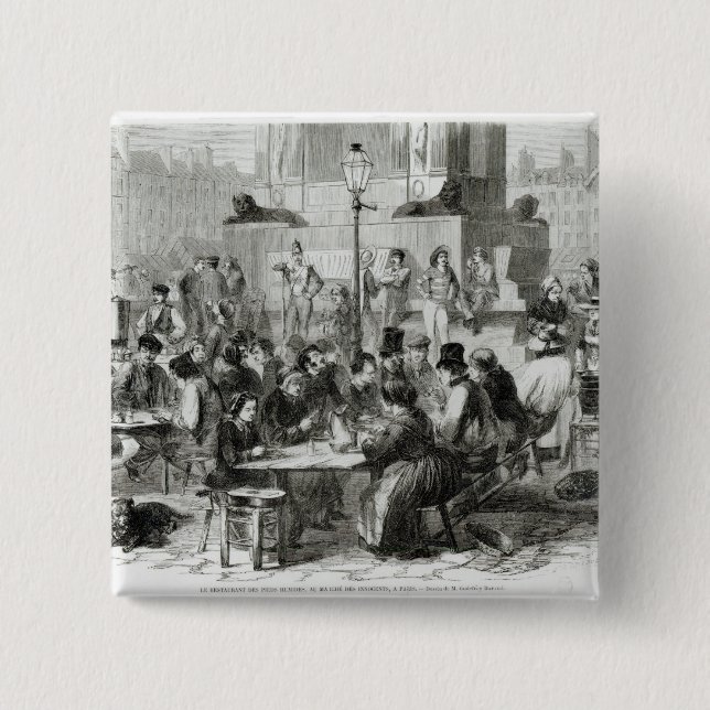 Chapa Cuadrada El restaurante de pies mojados (Anverso)