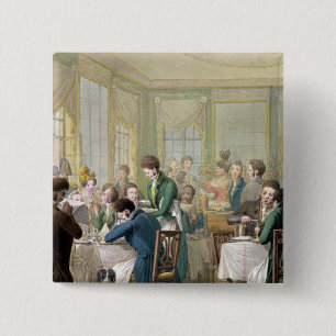 Chapa Cuadrada El restaurante en el Palais Royal, 1831