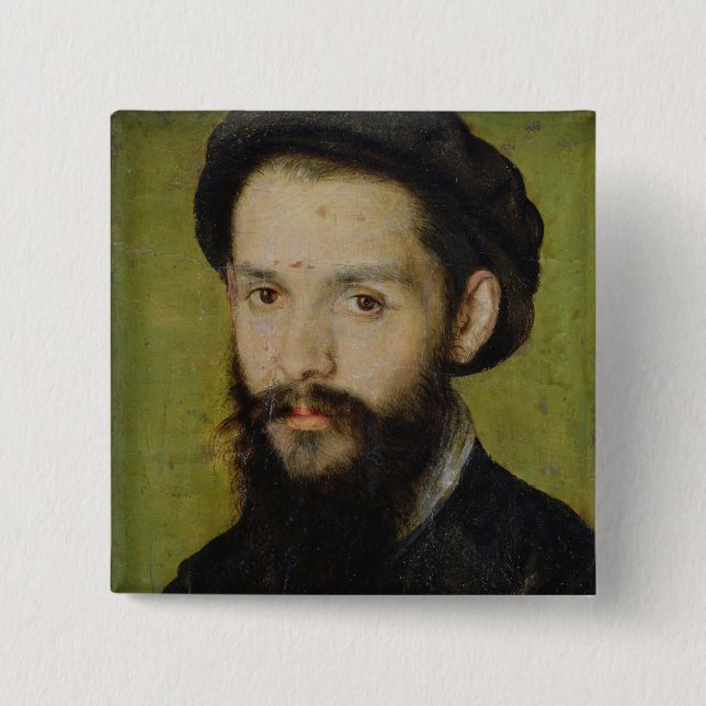 Chapa Cuadrada El retrato supuso ser Marot clemente (Anverso)