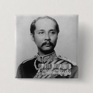 Chapa Cuadrada El rey Chulalongkorn Rama V de Tailandia
