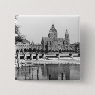 Chapa Cuadrada El río Isar en Munich, c.1910