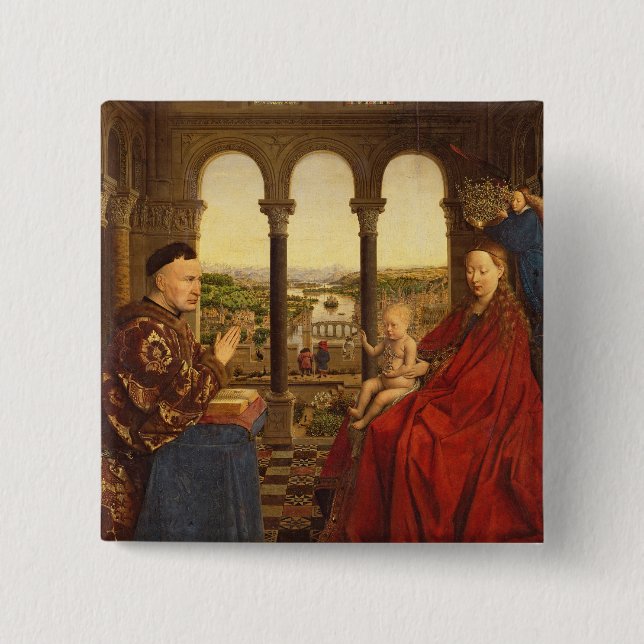 Chapa Cuadrada El Rolin Madonna, c.1435 (Anverso)