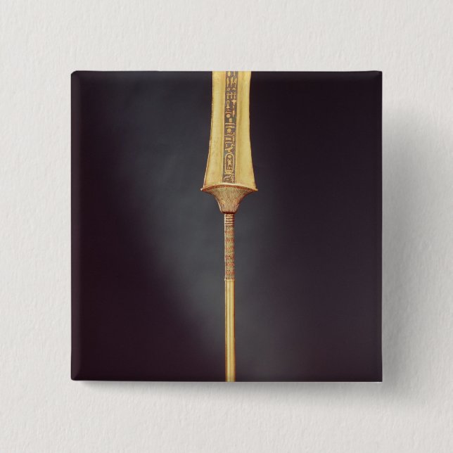 Chapa Cuadrada El sceptre real, de la tumba de (Anverso)