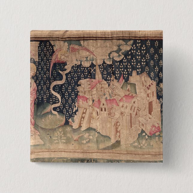 Chapa Cuadrada El segundo ángel anuncia la caída de Babilonia (Anverso)