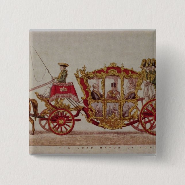 Chapa Cuadrada El señor alcalde de Londres, 1853 (Anverso)