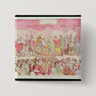 Chapa Cuadrada El teatro de Richardson, publicado por Ackermann