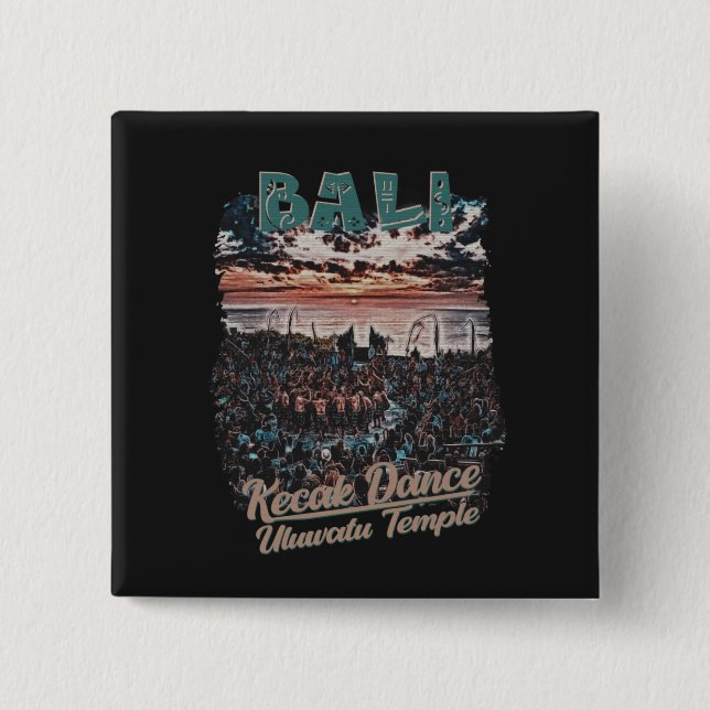 Chapa Cuadrada El templo Uluwatu de BALI (Anverso)