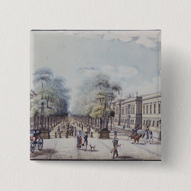 Chapa Cuadrada El tilo con la academia, Berlín (Anverso)