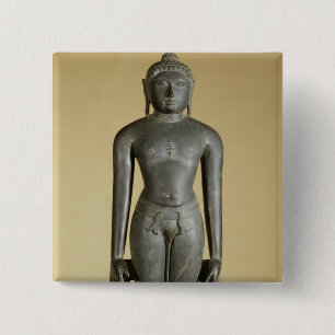 Chapa Cuadrada El Tirthankara Jain, Parsvanatha, Rajasthán, Prat