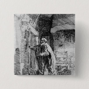 Chapa Cuadrada El Tobit ciego, 1651