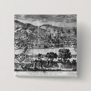 Chapa Cuadrada El tomar de Heidelberg el 22 de mayo de 1693