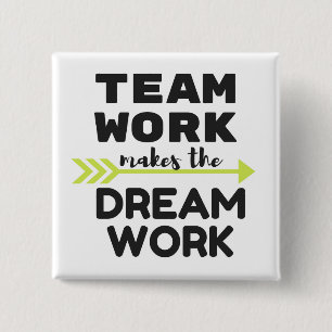 Chapa Cuadrada El trabajo del equipo hace el trabajo ideal