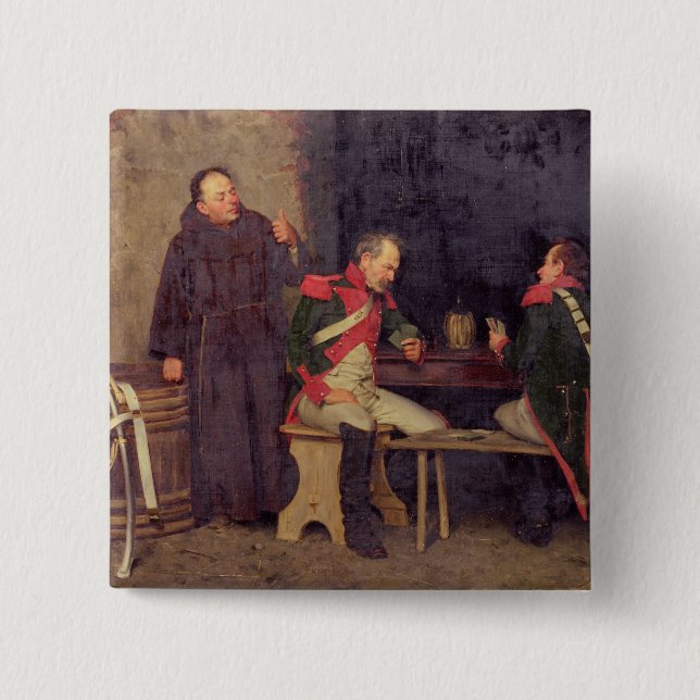 Chapa Cuadrada El tramposo (aceite en la lona) (uno de pares - (Anverso)