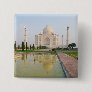 Chapa Cuadrada El tranquilo y pacífico Taj Mahal al amanecer, uno