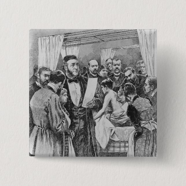 Chapa Cuadrada El tratamiento de la tuberculosis (Anverso)