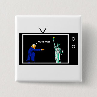 Chapa Cuadrada El triunfo enciende a señora Liberty Pin