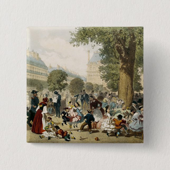 Chapa Cuadrada El Tuileries, 1856 (Anverso)