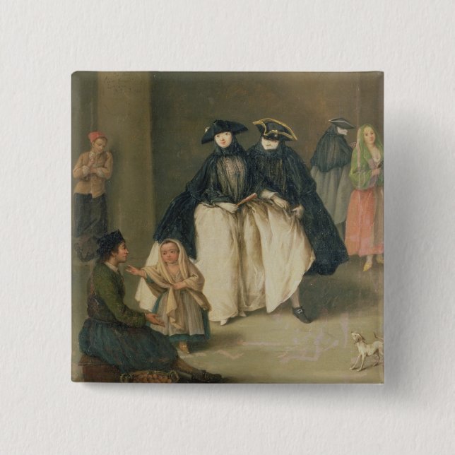 Chapa Cuadrada El vendedor de la fruta (Anverso)