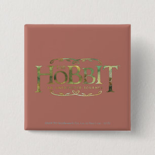 Chapa Cuadrada El verde del logotipo de Hobbit