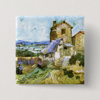 Chapa Cuadrada El viejo molino, Bella Artes Van Gogh