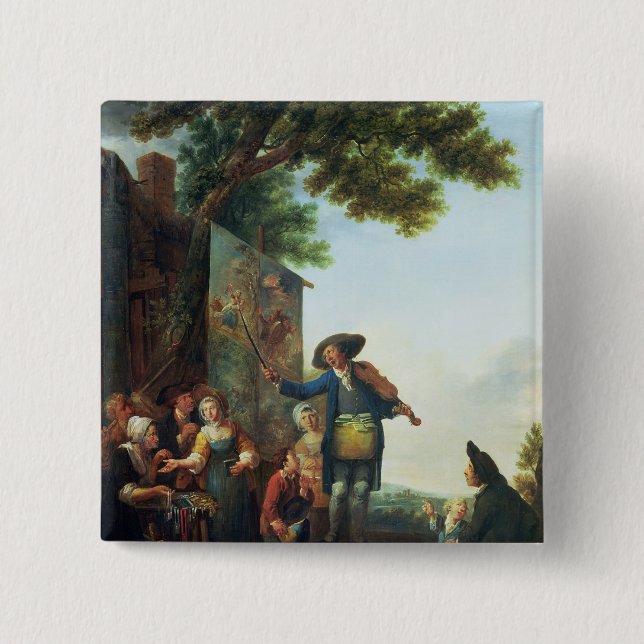 Chapa Cuadrada El violinista (Anverso)