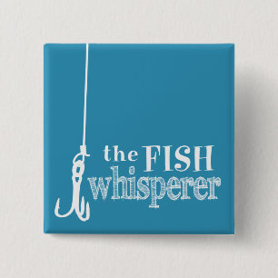 Chapa Cuadrada El Whisperer de los pescados (colores adaptables)