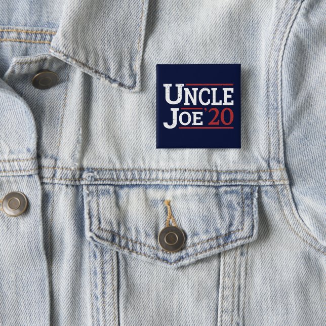 Chapa Cuadrada Elección 2020 - Tío Joe (In situ)