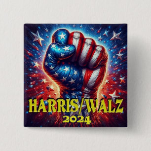 Chapa Cuadrada Elección de Harris walz vance 2024