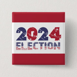 Chapa Cuadrada Elecciones rojas 2024