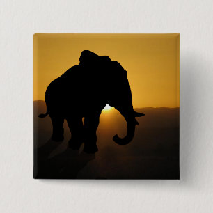 Chapa Cuadrada Elefante de toro