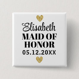 Chapa Cuadrada Élégant et Simple Pour Demoiselle D'Honneur
