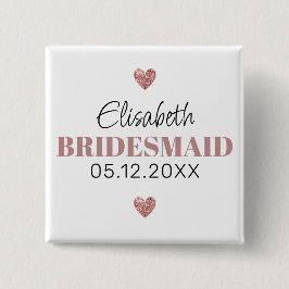 Chapa Cuadrada Élégant et Simple Pour Demoiselle D'Honneur
