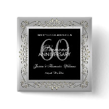 Elegante Decoración de Plata para Bodas de Diamant