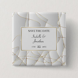 Chapa Cuadrada Elegante diseño Art Deco