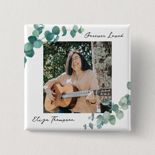 Chapa Cuadrada Elegante monumento a la vegetación (Anverso)