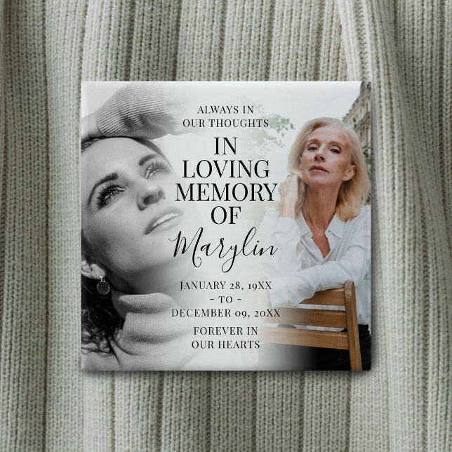 Chapa Cuadrada Elegante monumento funerario antes y después de la (Subido por el creador)