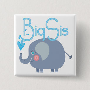 Chapa Cuadrada Elephant Big Sis