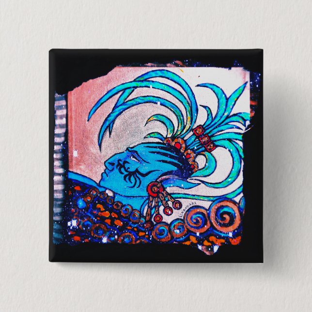 Chapa Cuadrada Elf Maya: Defiance (Anverso)