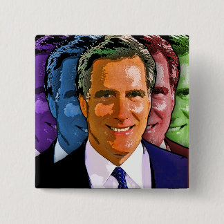 Chapa Cuadrada Elija a Mitt Romney para el presidente