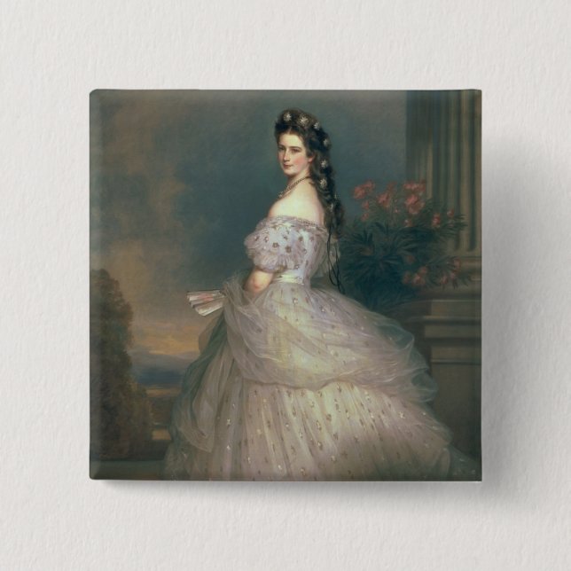 Chapa Cuadrada Elizabeth de Baviera