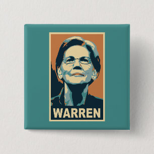 Chapa Cuadrada Elizabeth Warren