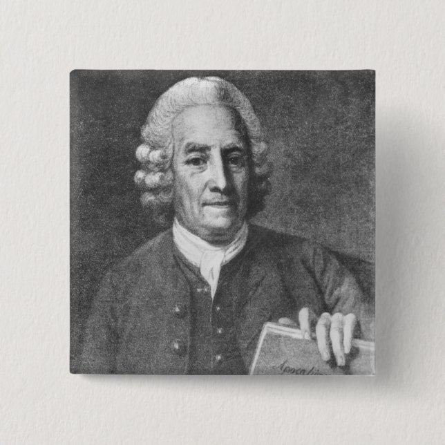 Chapa Cuadrada Emanuel Swedenborg 2 (Anverso)