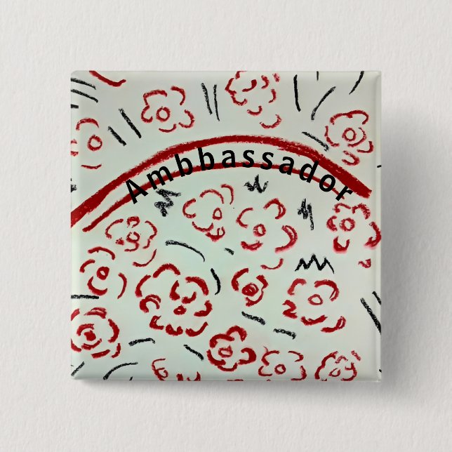 Chapa Cuadrada Embajador (Anverso)