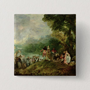 Chapa Cuadrada Embarque para Cythera, 1717