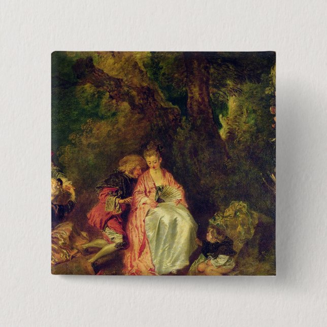 Chapa Cuadrada Embarque para Cythera, c.1717 (Anverso)