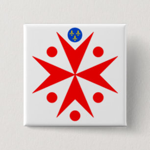 Chapa Cuadrada Emblema de la Marina Toscana Medici